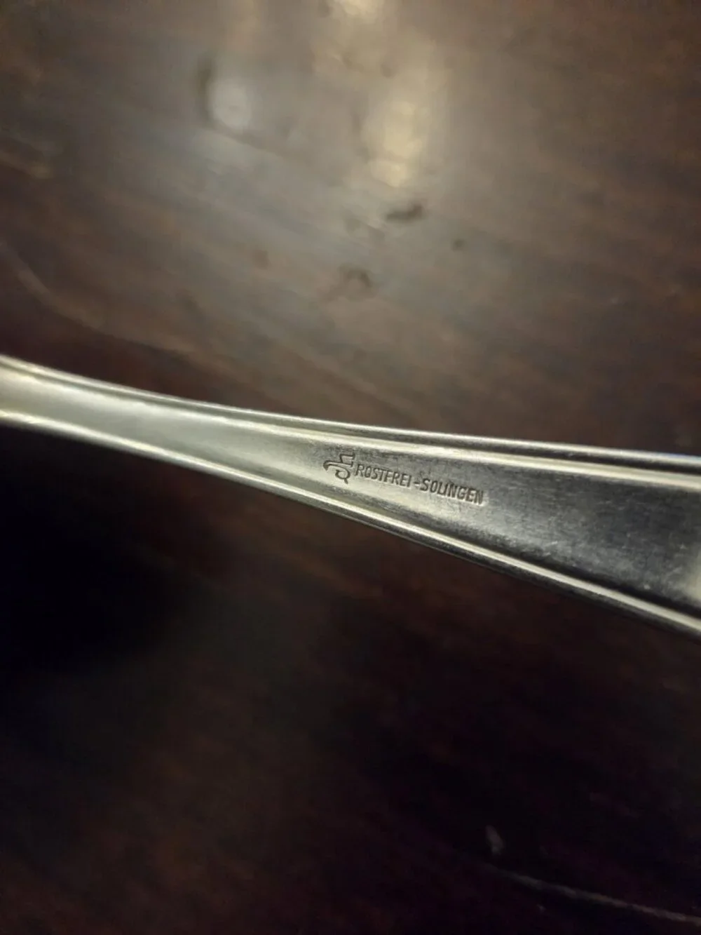 Set 6 Tablespoons Wusthof Hallmark Stainless Flatware Germany Spoons